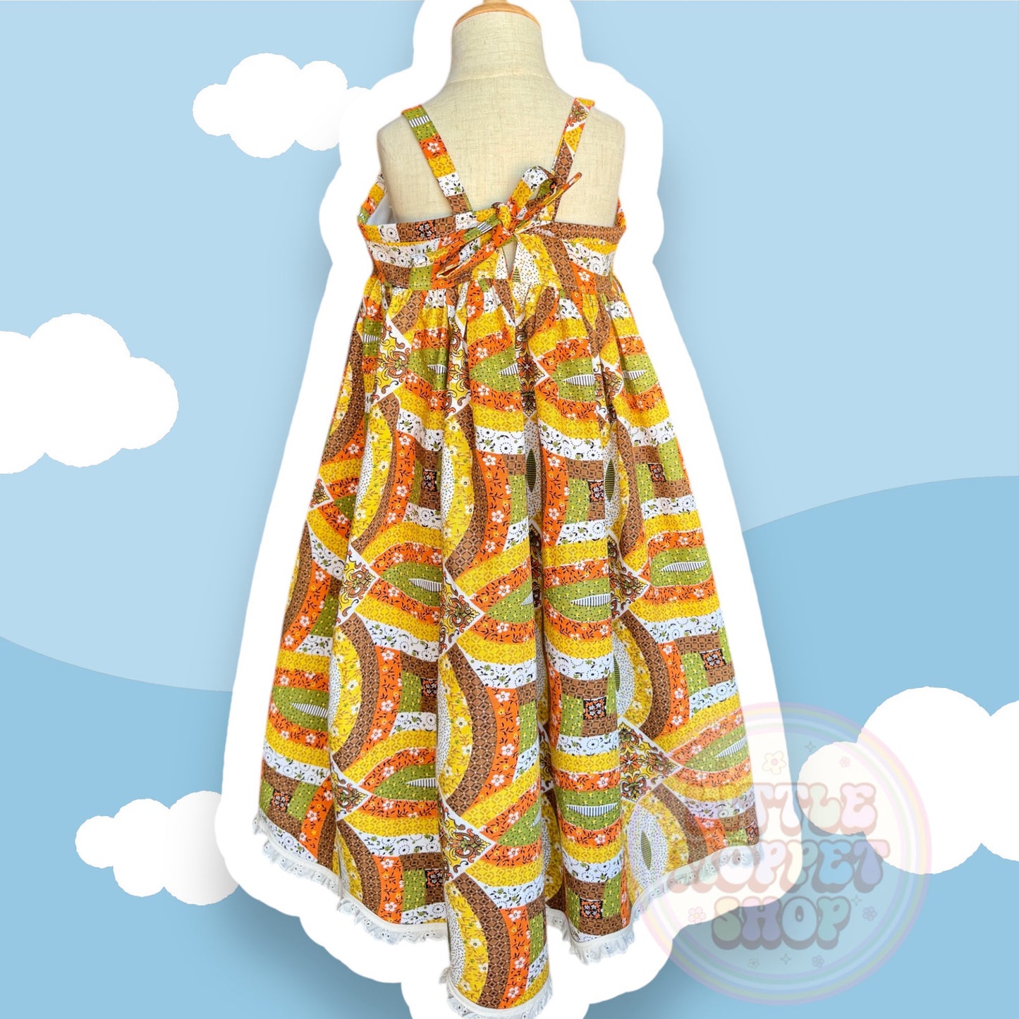 RTS 4/5/6 vintage wedding ring quilt James Dress