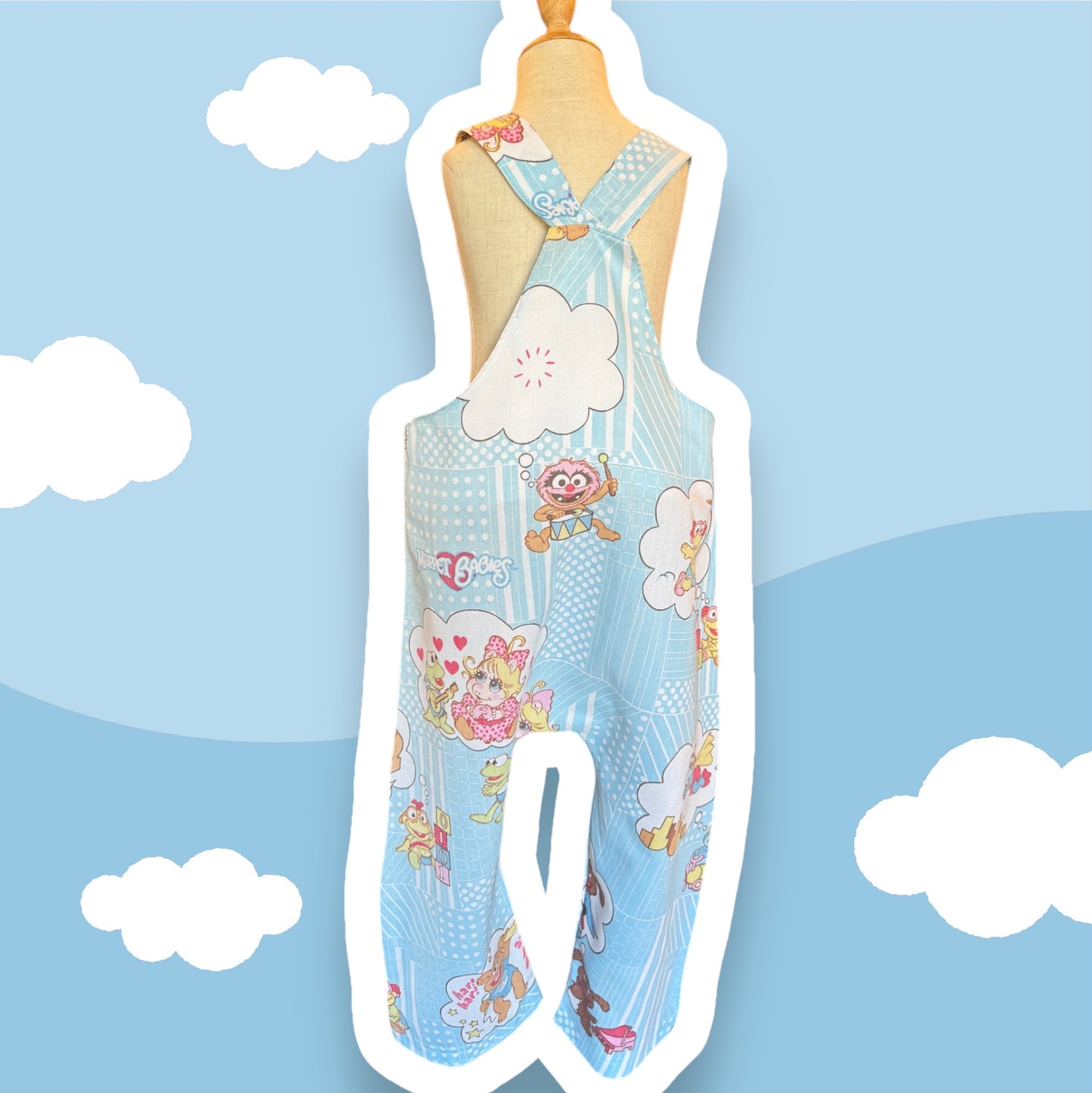 RTS 6/7 Muppet Babies Fozzy Overalls