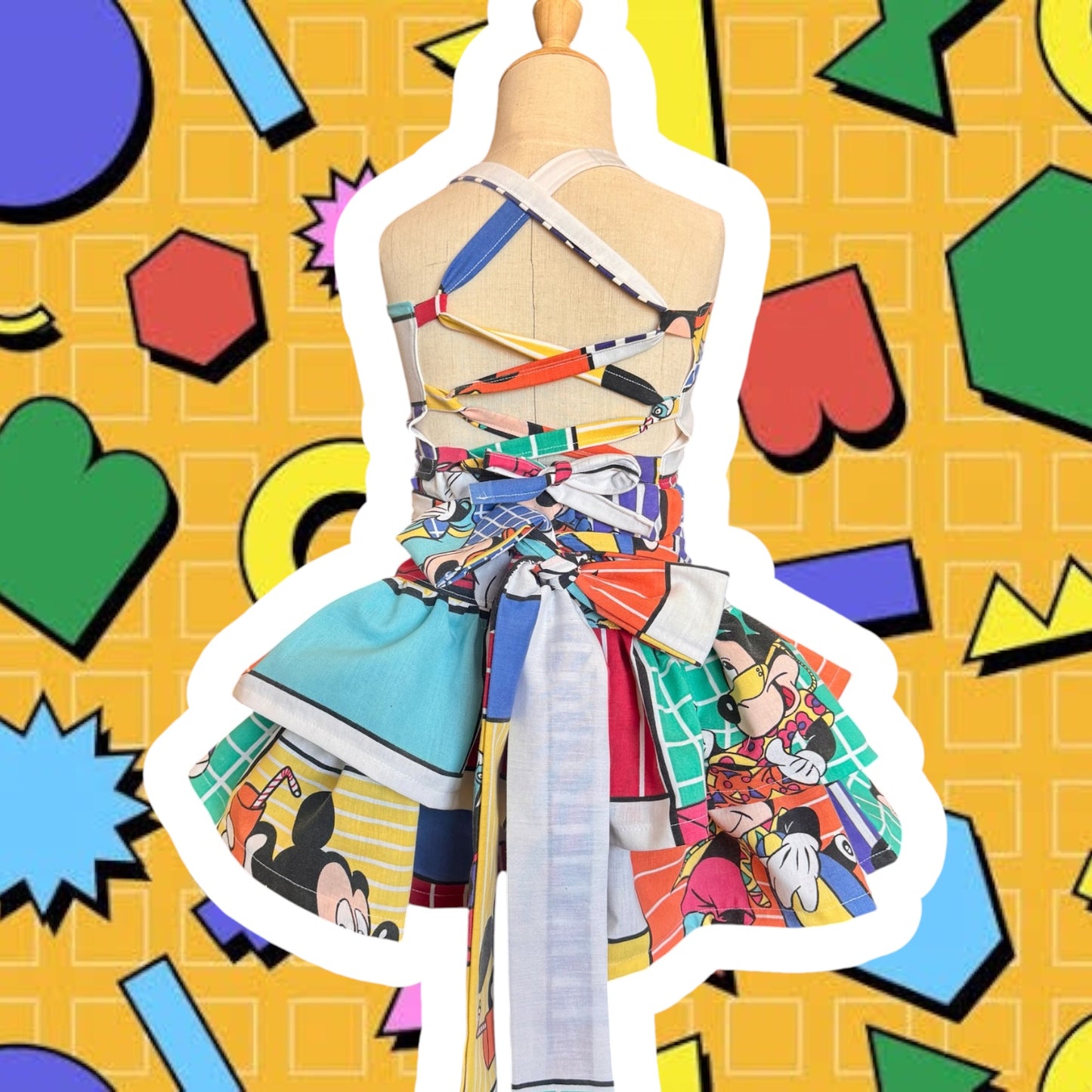 RTS 5/6/7 90’s Mickey skirt and top set
