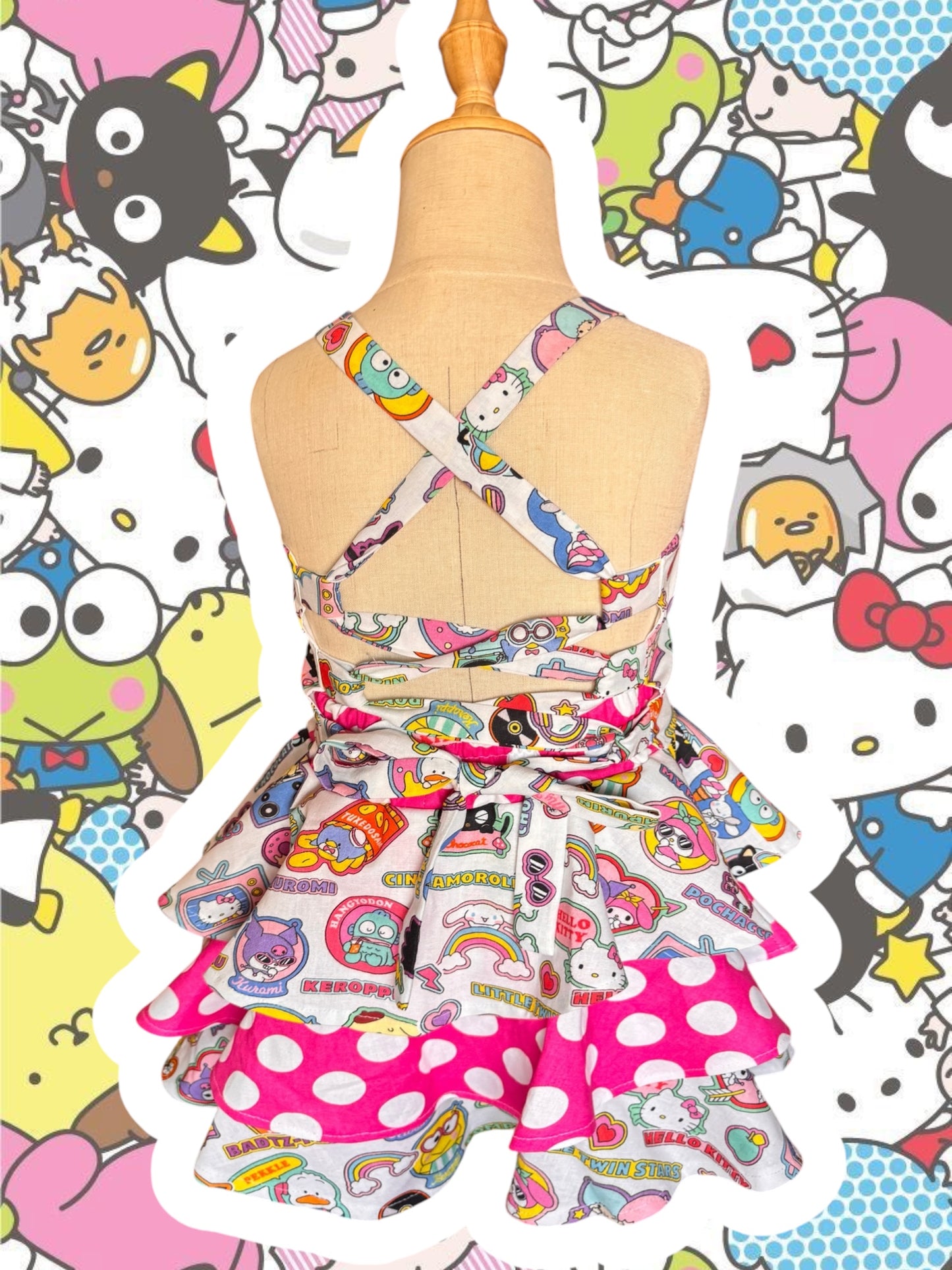 7/8 Sanrio top and SKORT set