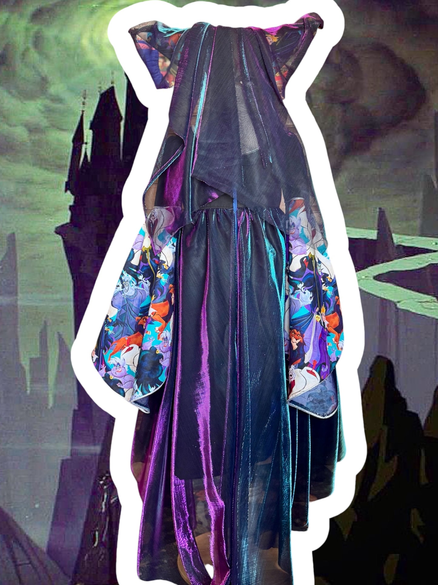 RTS 3/4T Medieval Revival Wicked Queen Dress with matching Double Hennin
