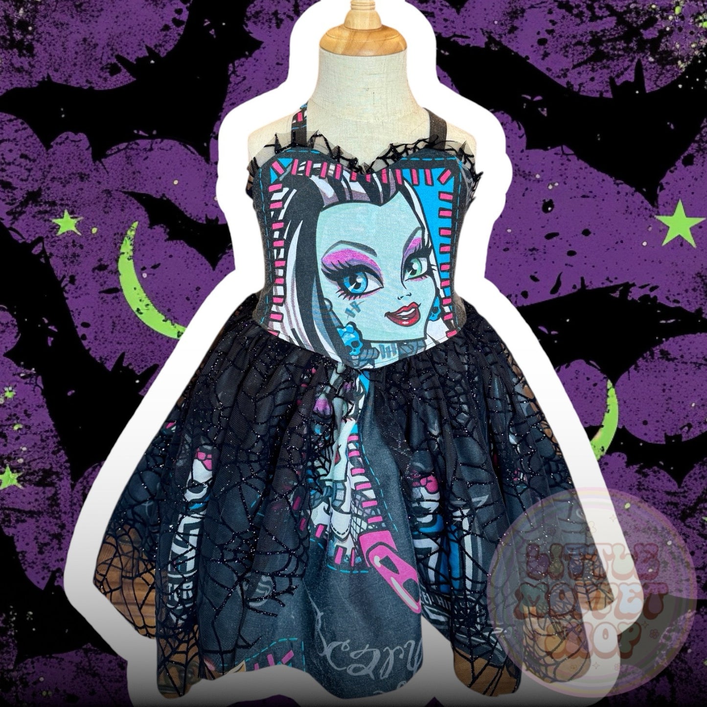 RTS 6/7 Monsters High Katie Dress with bat mini cape