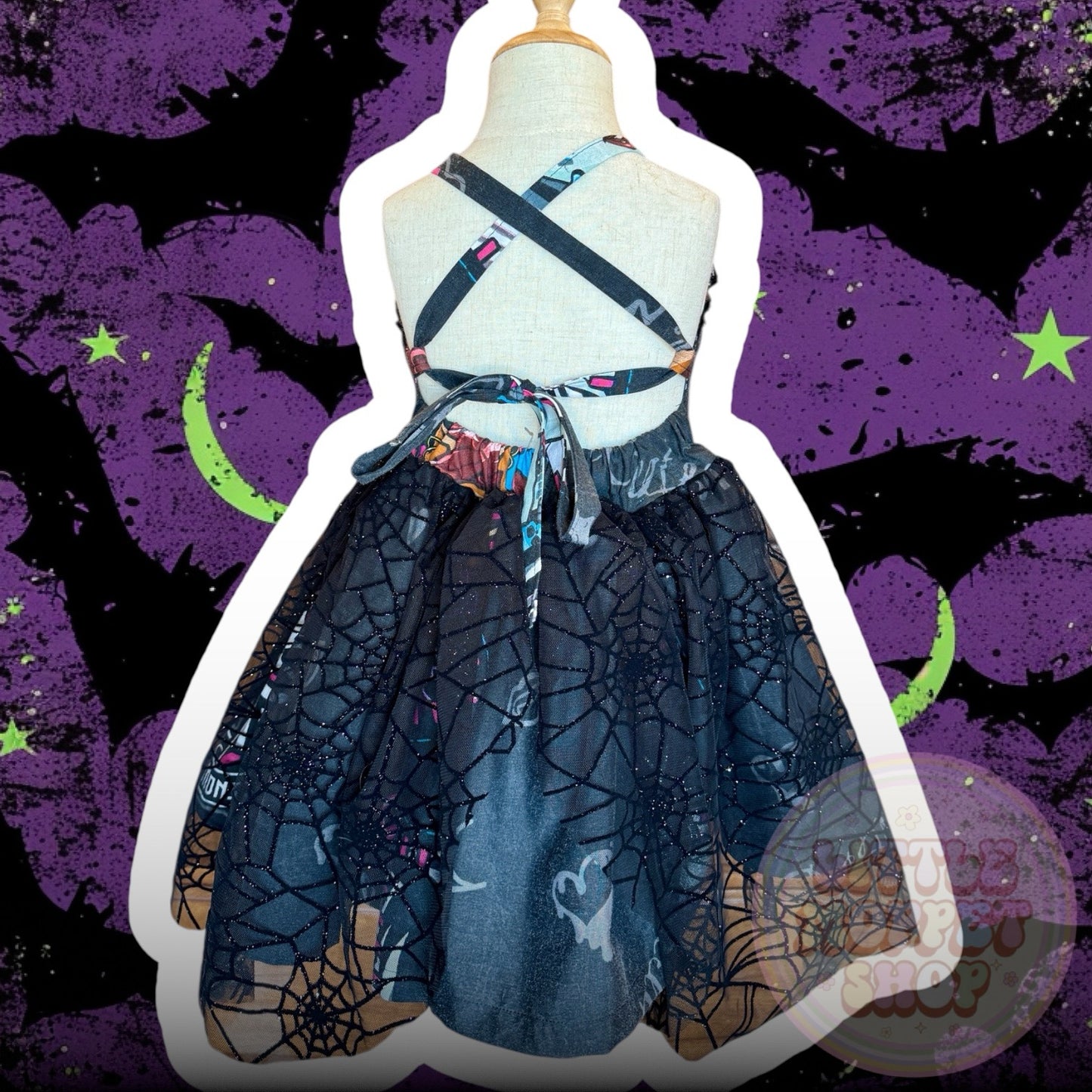 RTS 6/7 Monsters High Katie Dress with bat mini cape