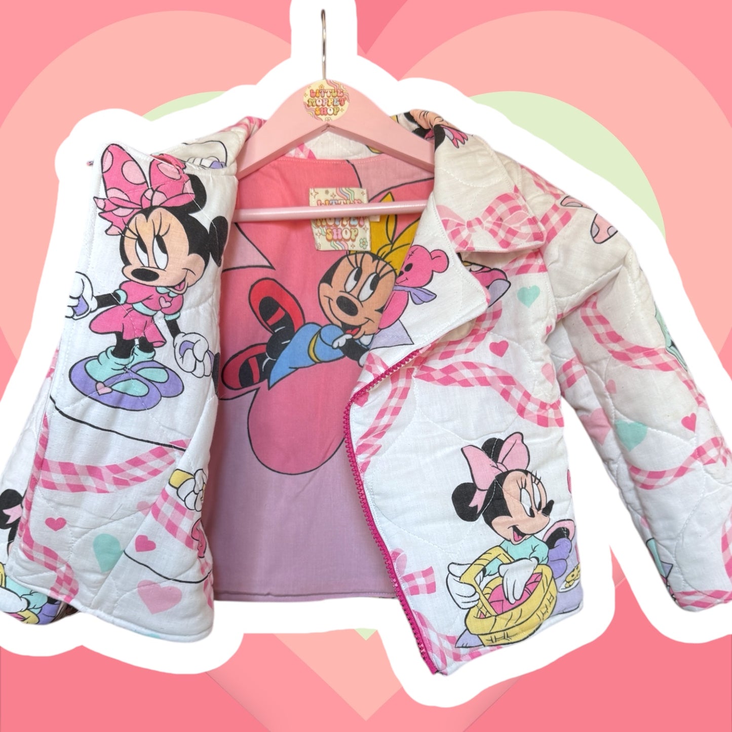 RTS 5/6 Minnie Mouse Grannies Moto Jacket