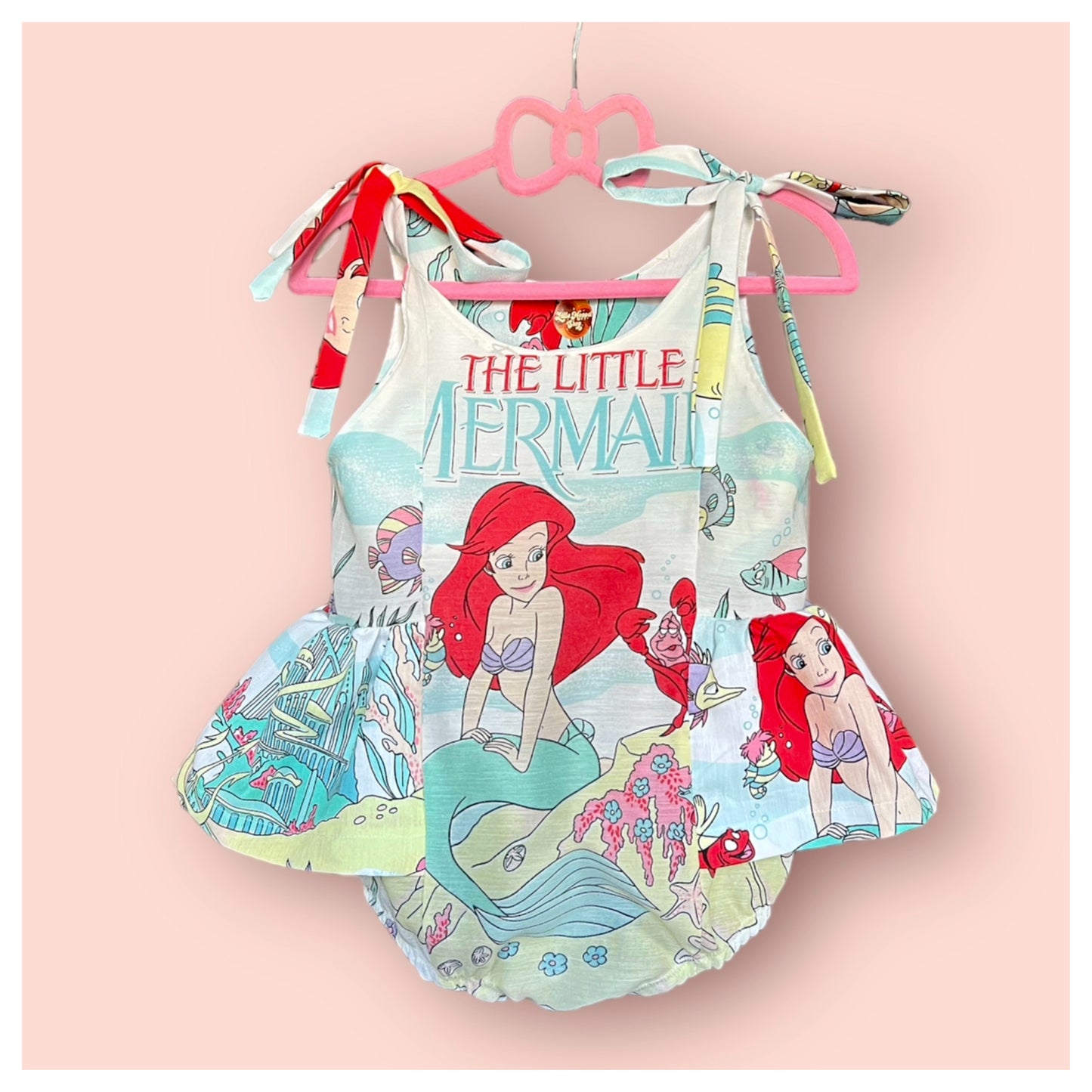 Navy The Little Mermaid Romper
