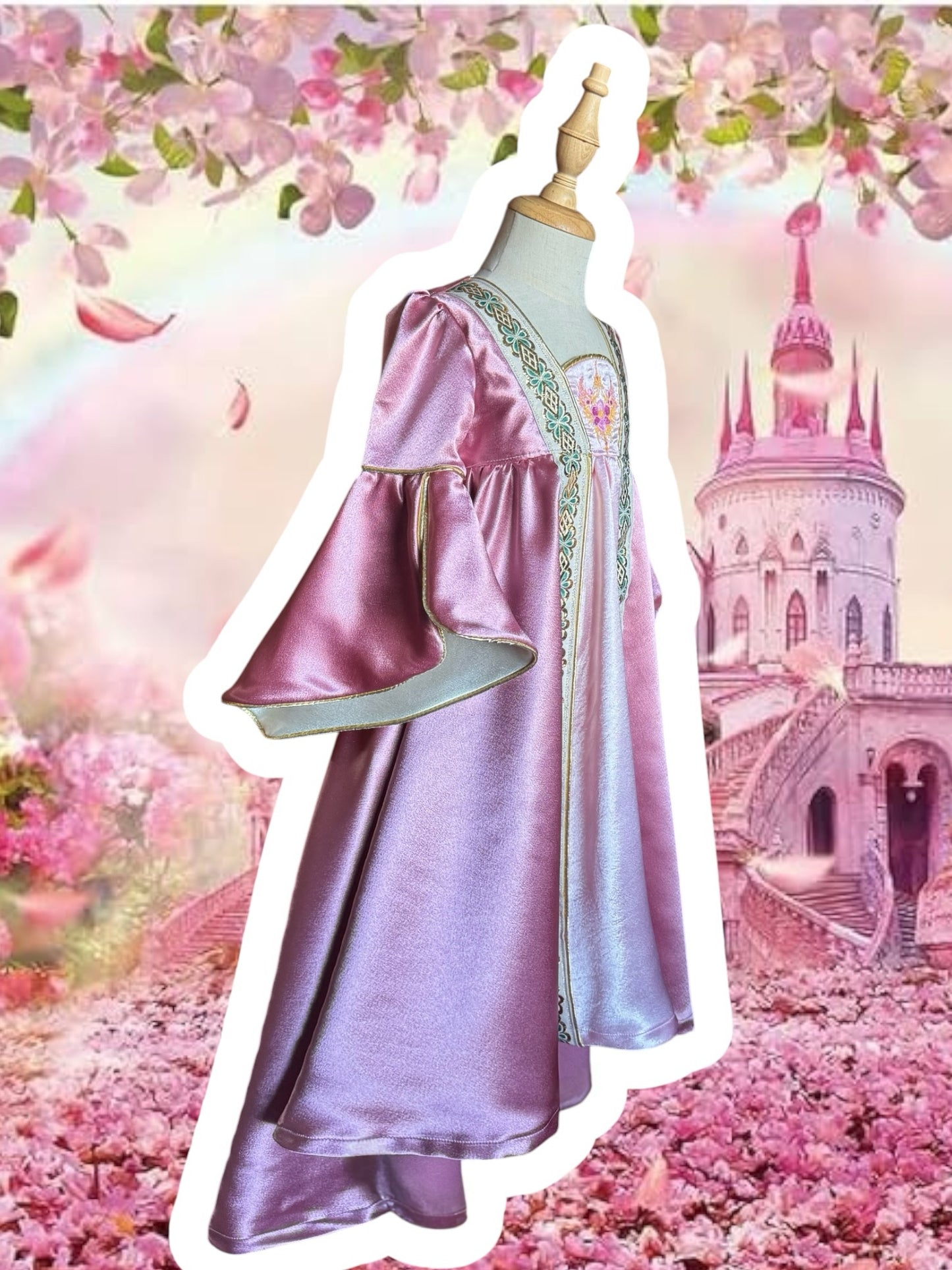 RTS 2/3T Medieval Revival Princess Dress with matching Hennin