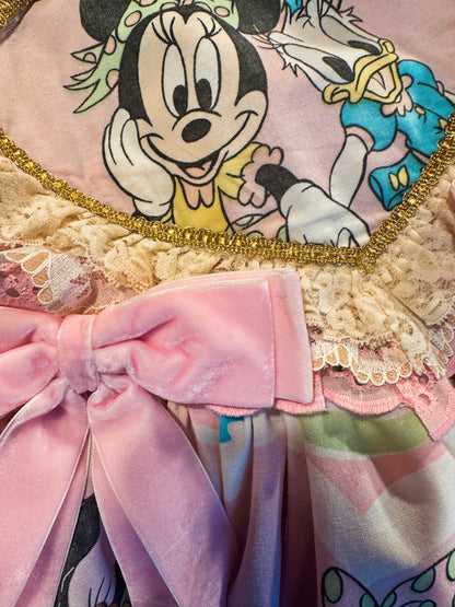 RTS 4/5 Minnie and Daisy Heart Eloise dress