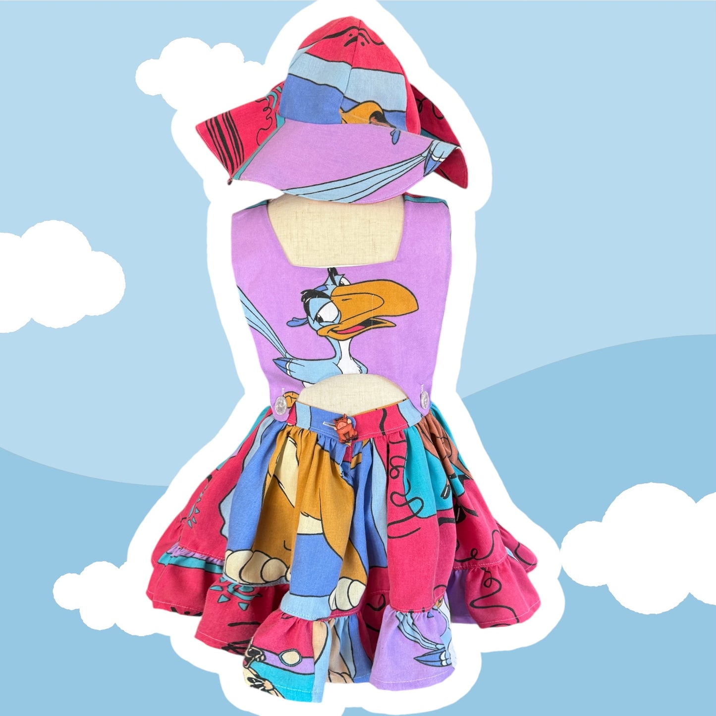 RTS 6-7 Evelyn Lion King dress and matching hat