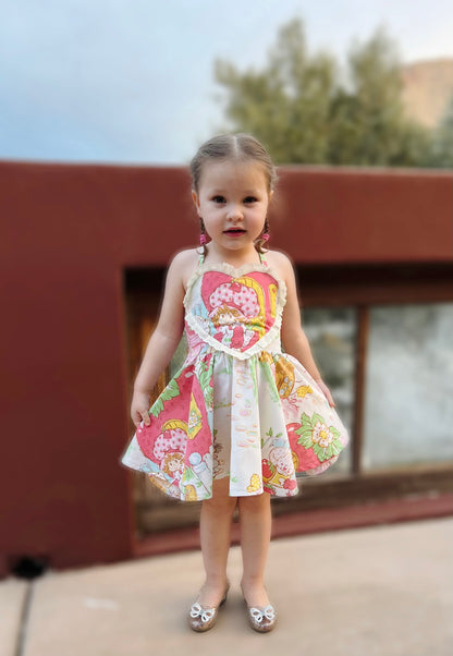 Annika Heart Strawberry Shortcake Dress