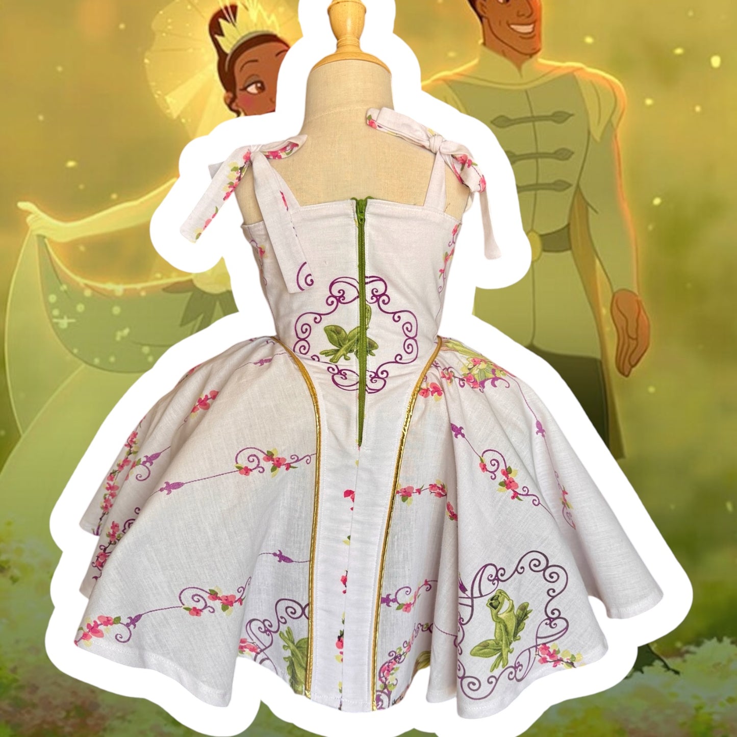 RTS 3/4 Vintage Tiana poofy Ophelia dress