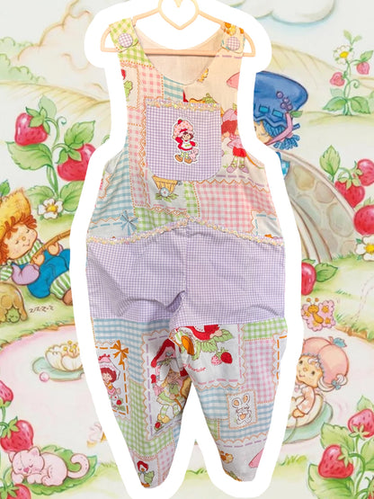 RTS 8/9 strawberry shortcake Opie overalls
