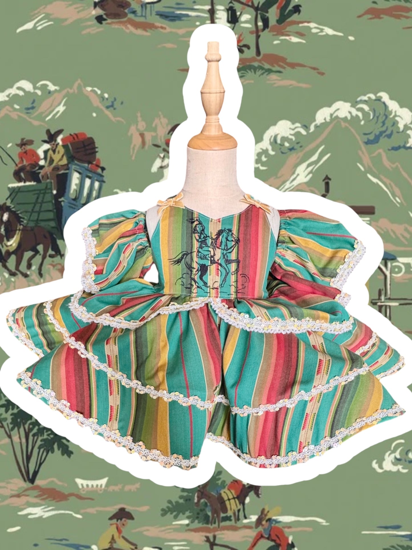 RTS 5/6/7 Sweetheart of the rodeo Eloise dress