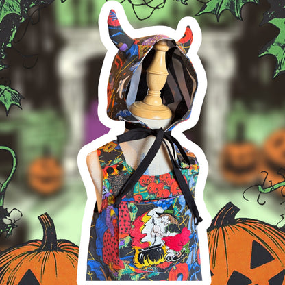 RTS 12/24M Vintage Halloween Shortalls with matching bonnet
