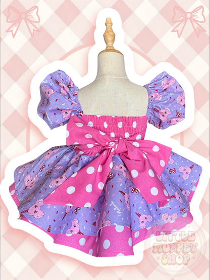4/5 RTS Minnie’s Bowtique Duchess Party Dress