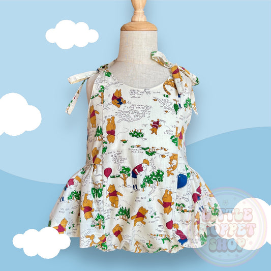 Winnie the Pooh Navy romper