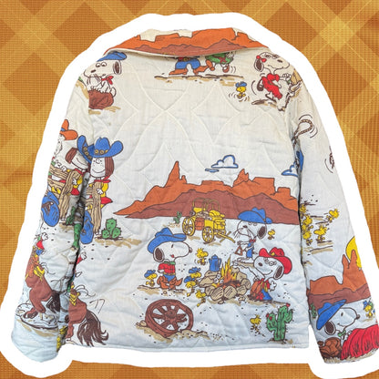 ADULT RTS XL Rare vintage Cowboy Snoopy Grannies Moto Jacket