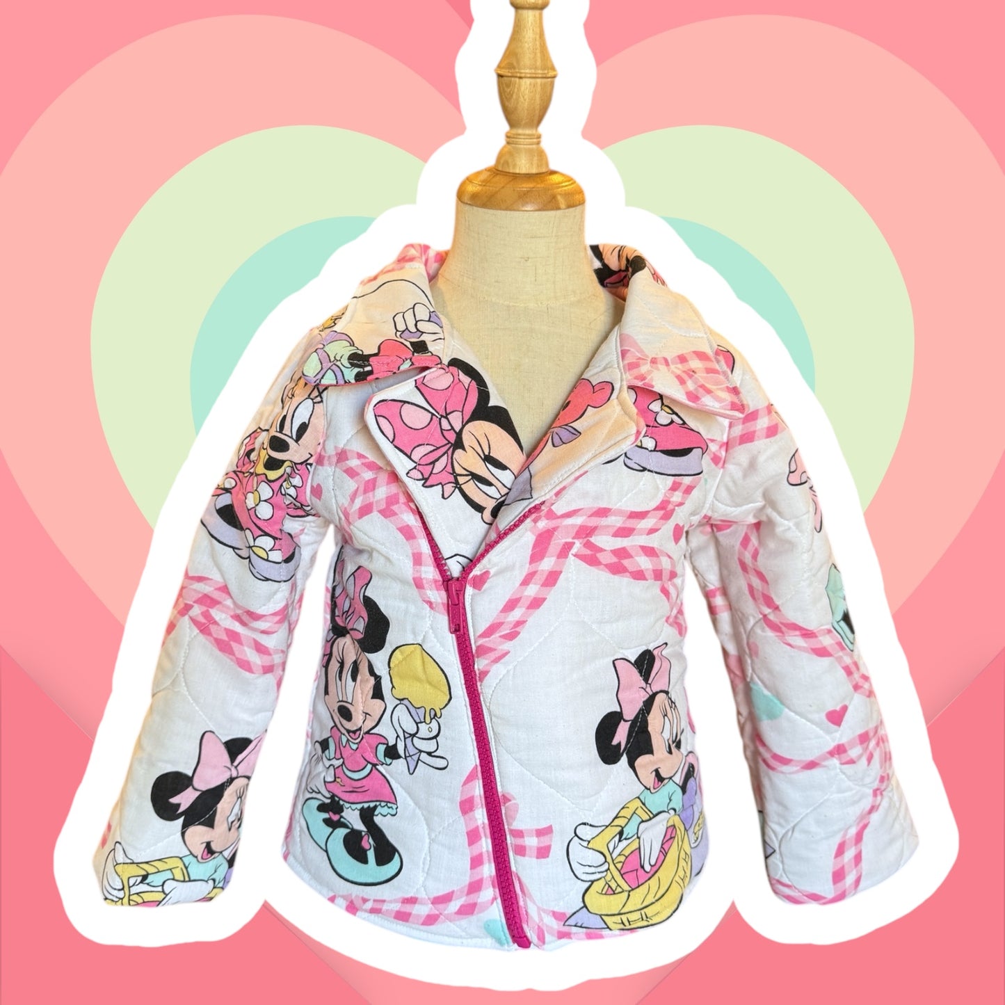 RTS 5/6 Minnie Mouse Grannies Moto Jacket