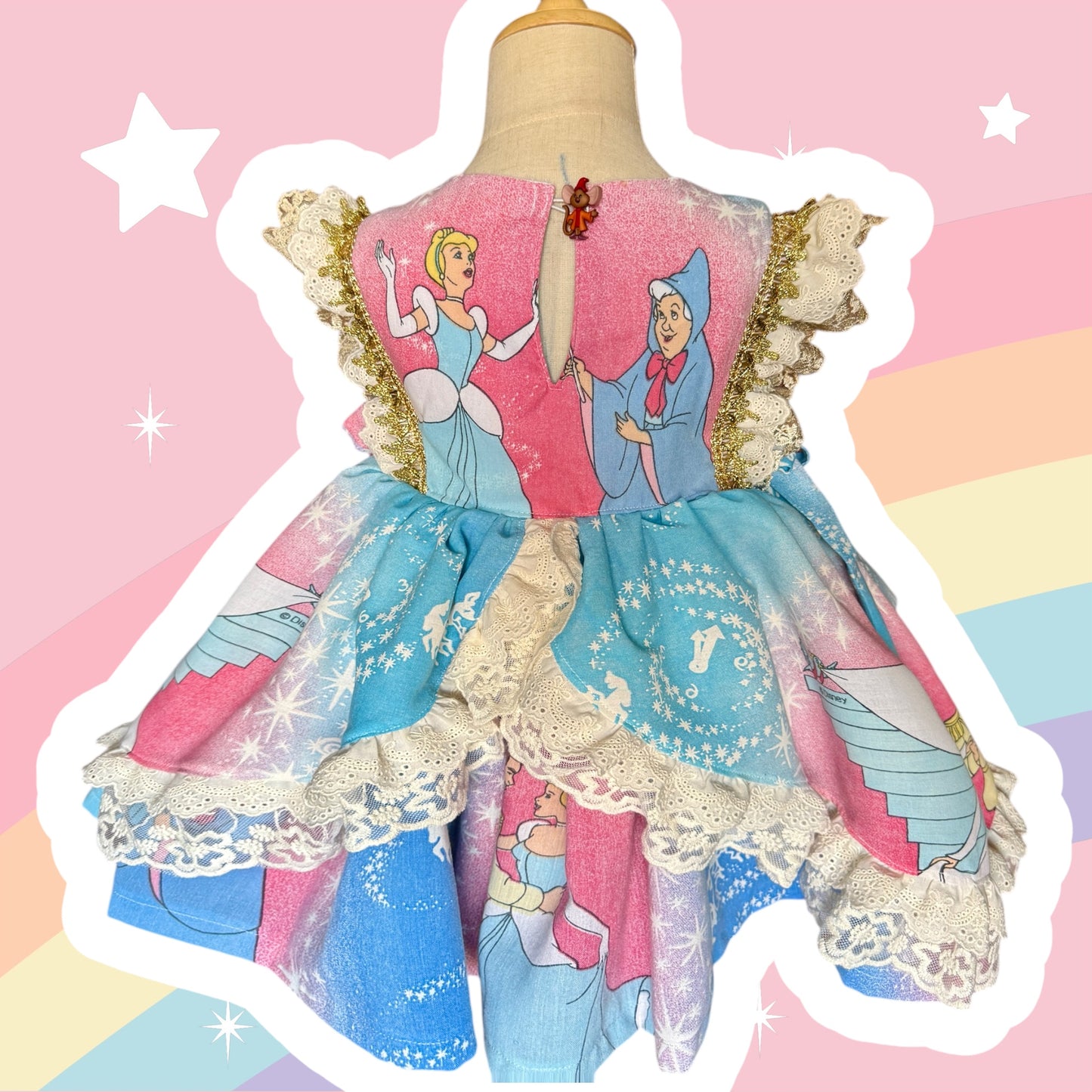 RTS 4/5 Rare vintage Cinderella Emery Pinafore