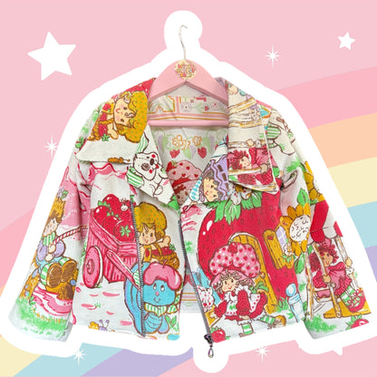 RTS 5/6 Strawberry Shortcake Grannies Moto Jacket