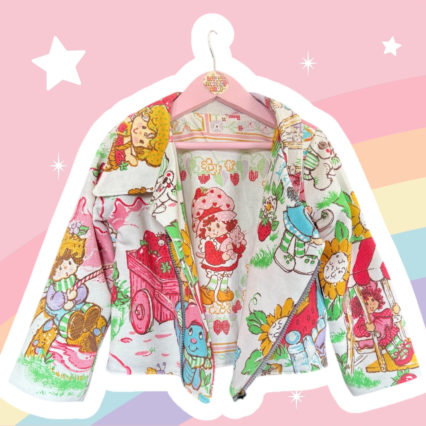 RTS 5/6 Strawberry Shortcake Grannies Moto Jacket