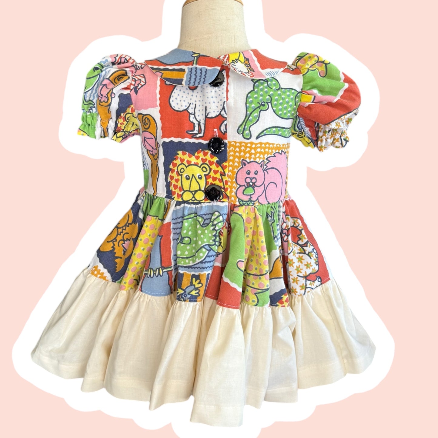 RTS 3T Groovy Animals Addie Mae Dress (Copy)