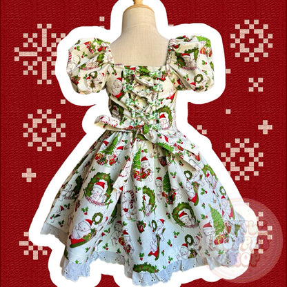 RTS 3T-5 white Kewpie dress