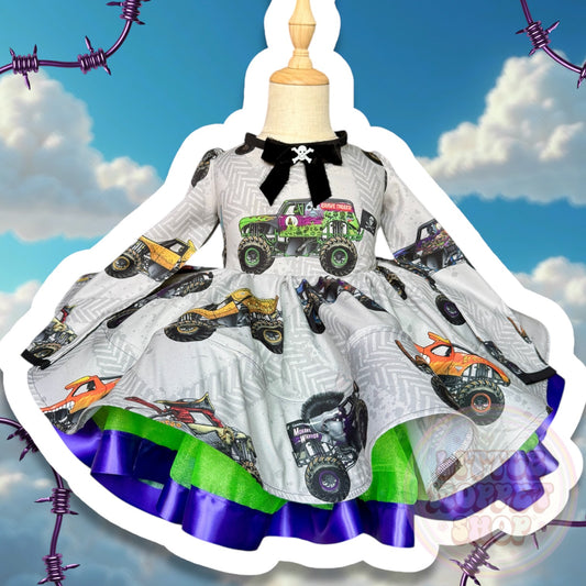 Monster Jam Grave Digger Lindsay dress