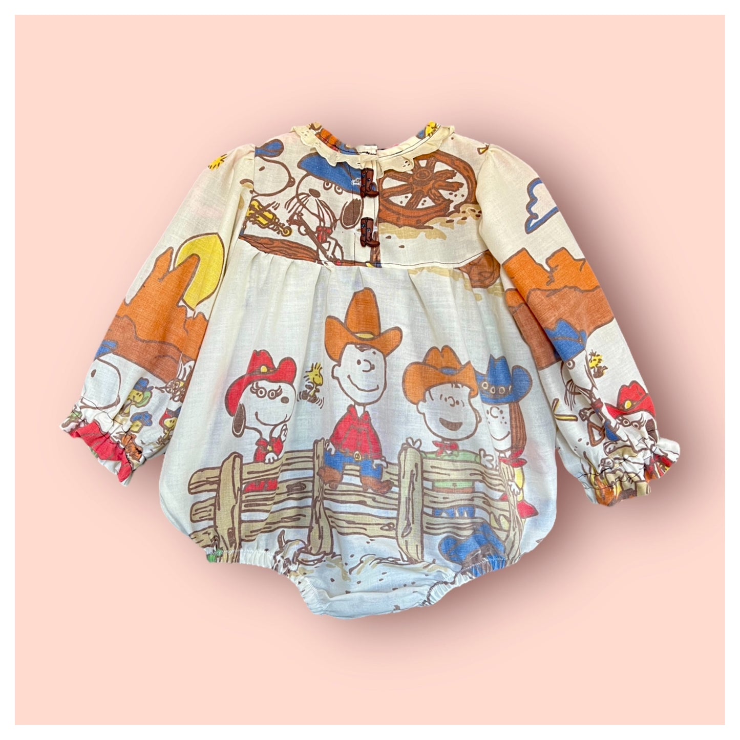 Beigh Snoopy and Spike Go West Romper