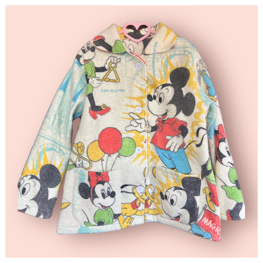 Adult Size Vintage Magic Kingdom Chore Coat