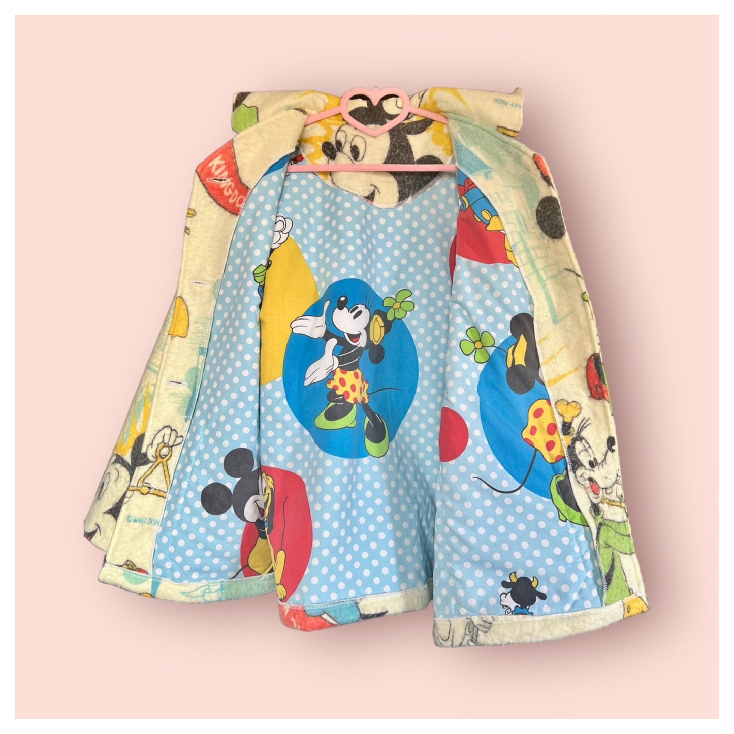 Adult Size Vintage Magic Kingdom Chore Coat