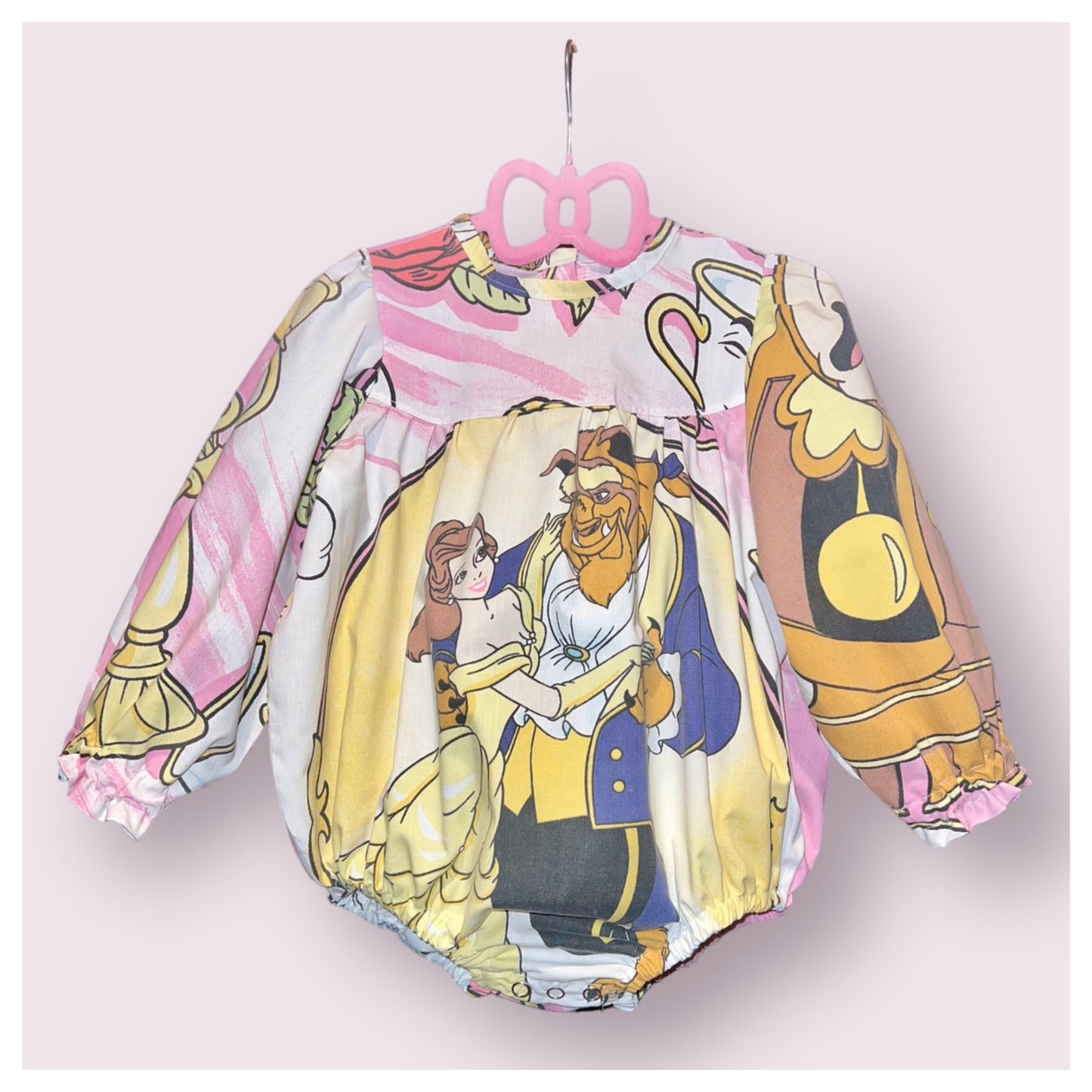 Beigh Beauty and the Beast Romper