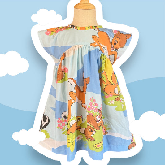 RTS 3T/4T Bambi Violet Dress