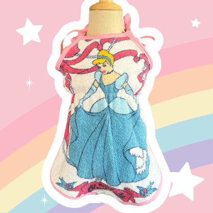 RTS 2T/3T Cinderella towel romper