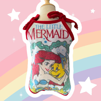 RTS 2T/3T Little Mermaid towel romper