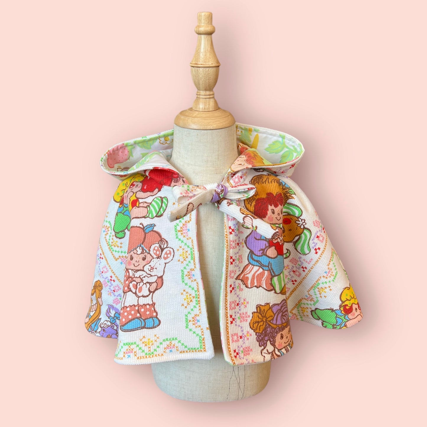 Strawberry Shortcake Reversible Mini Cape