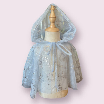 Cinderella Themed Tulle Mini Cape