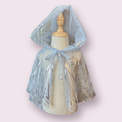 Frozen Themed Tulle Mini Cape