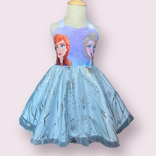 Frozen Hailee dress with optional mini cape