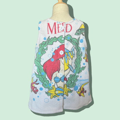 Little Mermaid vintage towel dress