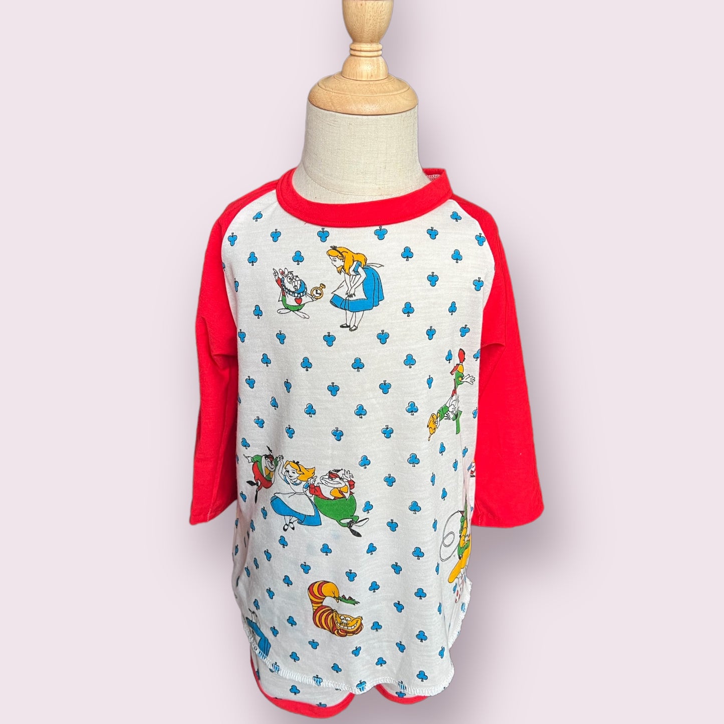 Alice in Wonderland raglan set