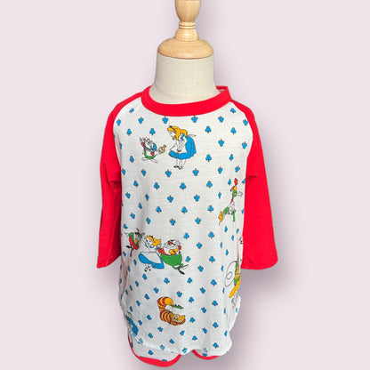 Alice in Wonderland raglan set